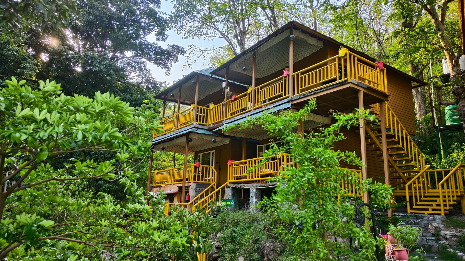 Astro Himalayan retreat — Room's view from GArden